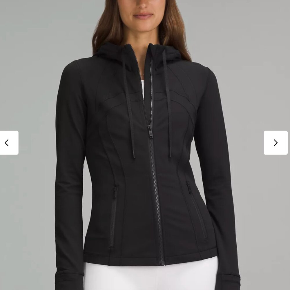 Lululemon Define Hooded Jacket Black Size 6